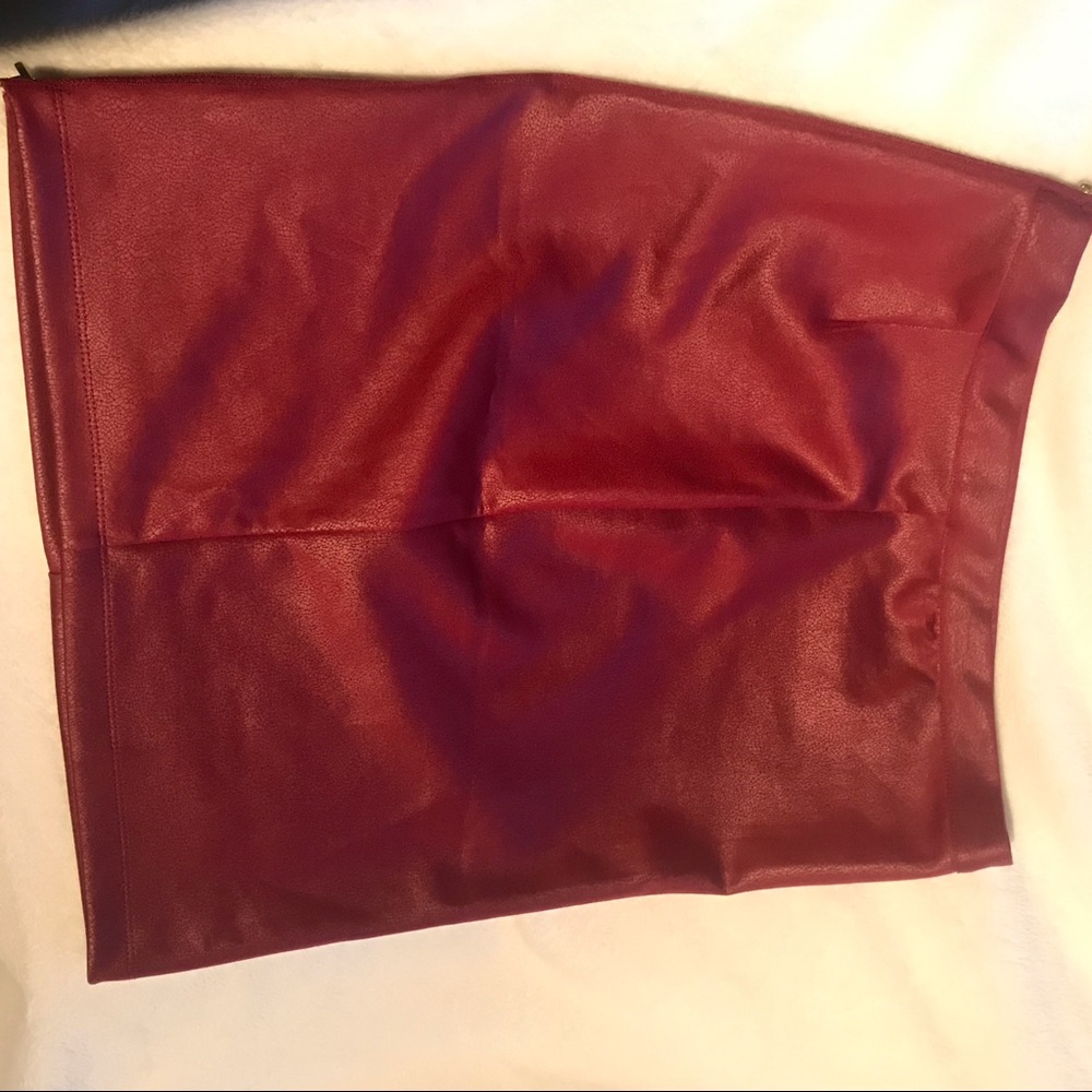 Red Pencil Skirt